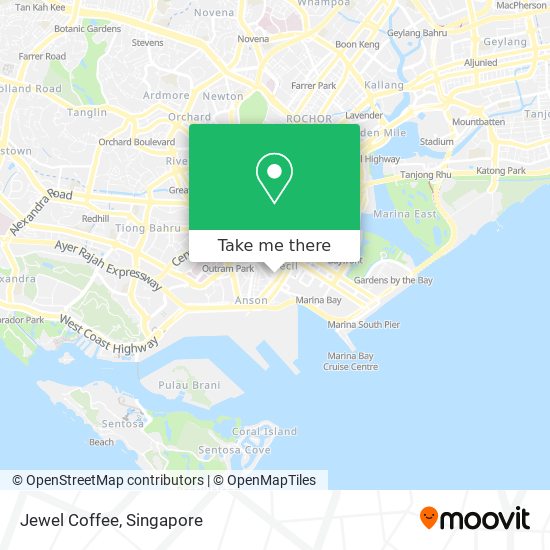 Jewel Coffee map