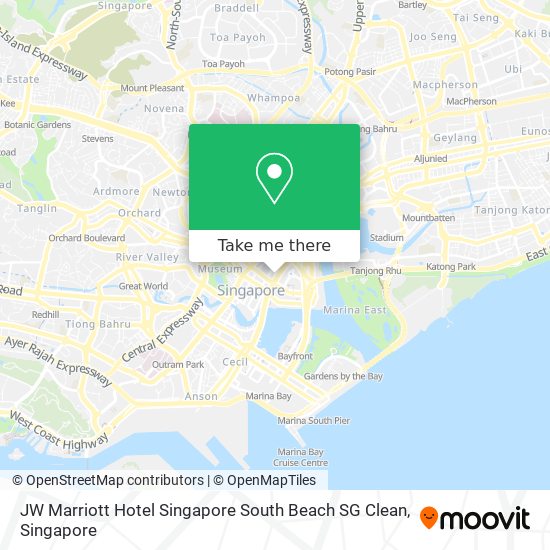 JW Marriott Hotel Singapore South Beach SG Clean地图