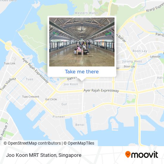 Joo Koon MRT Station地图