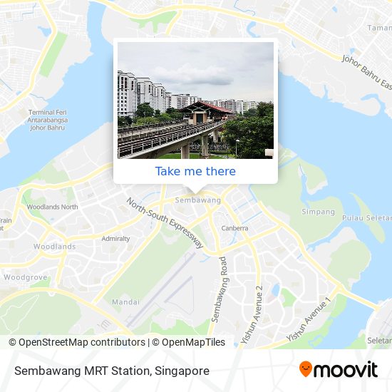 Sembawang MRT Station map