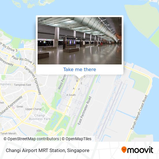 Changi Airport MRT Station地图