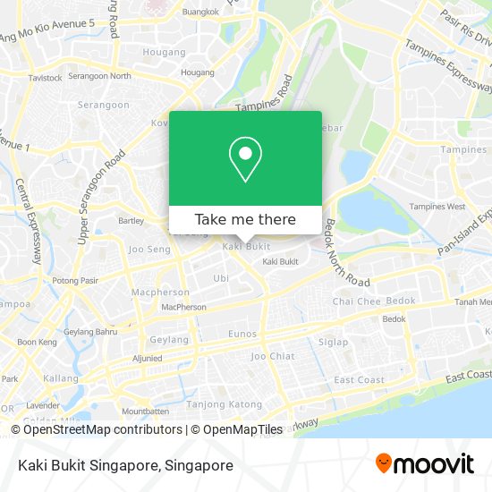 Kaki Bukit Singapore map