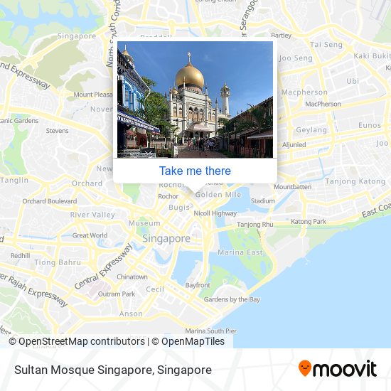 Sultan Mosque Singapore地图