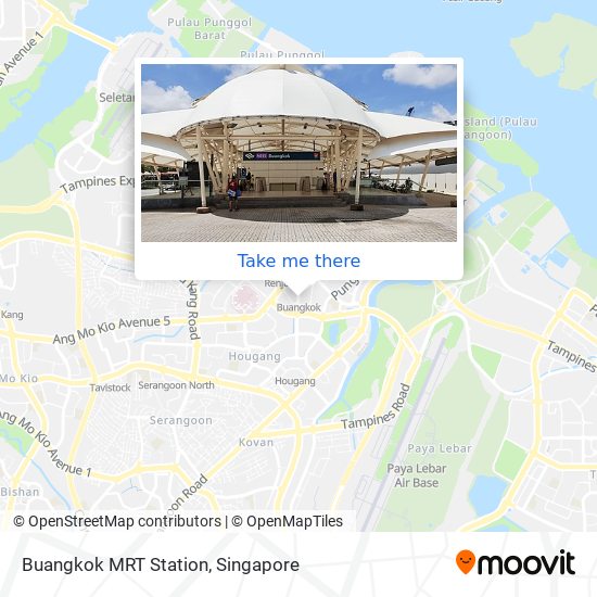 Buangkok MRT Station map