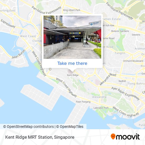 Kent Ridge MRT Station map