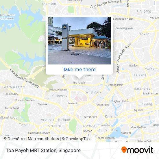 Toa Payoh MRT Station地图