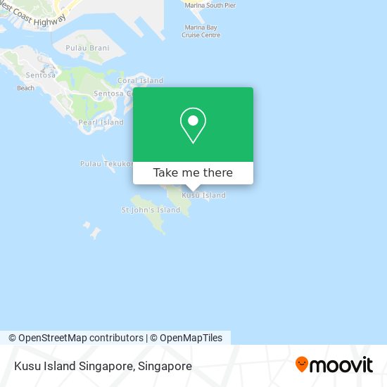 Kusu Island Singapore地图