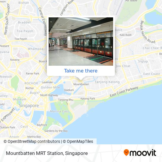 Mountbatten MRT Station map