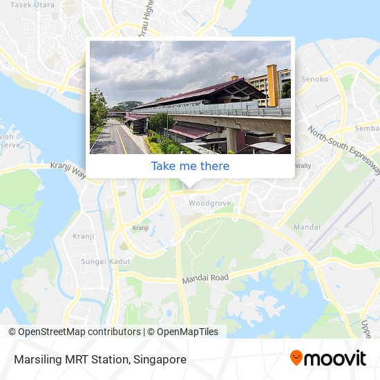 Marsiling MRT Station map