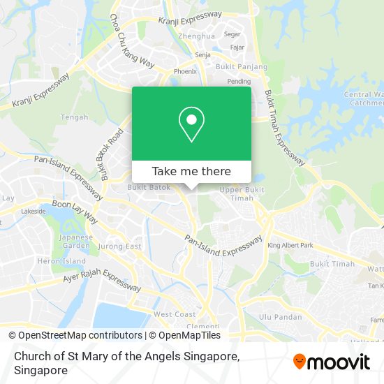 Church of St Mary of the Angels Singapore地图