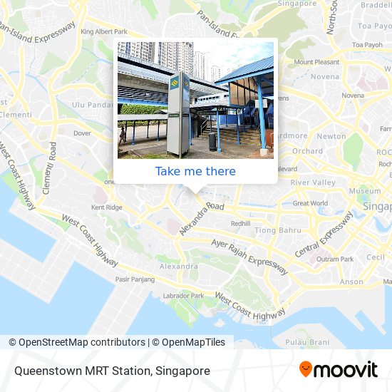 Queenstown MRT Station map