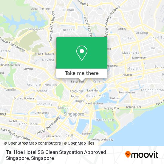 Tai Hoe Hotel SG Clean Staycation Approved Singapore地图