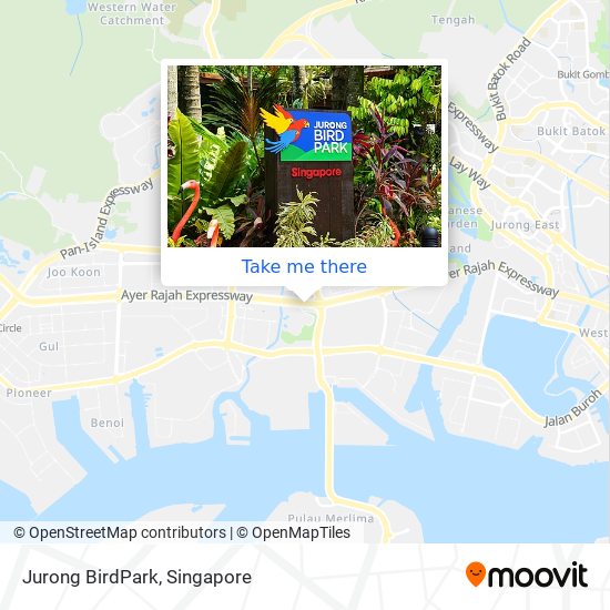 Jurong BirdPark map