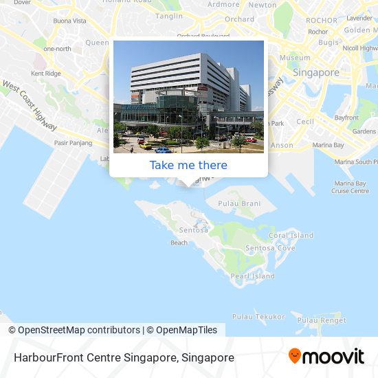 HarbourFront Centre Singapore map