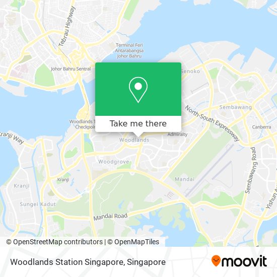 Woodlands Station Singapore地图