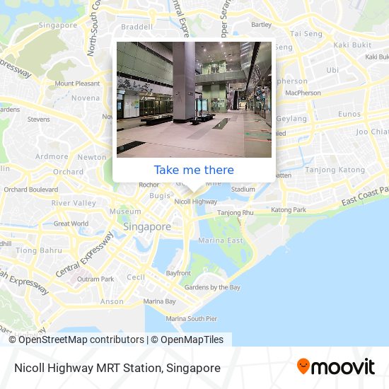 Nicoll Highway MRT Station map