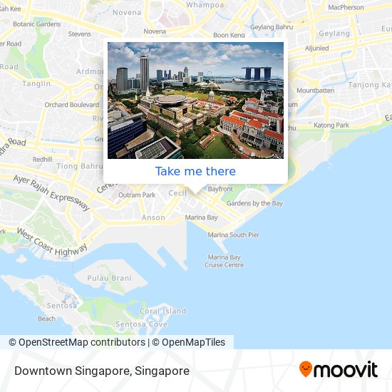 Downtown Singapore地图