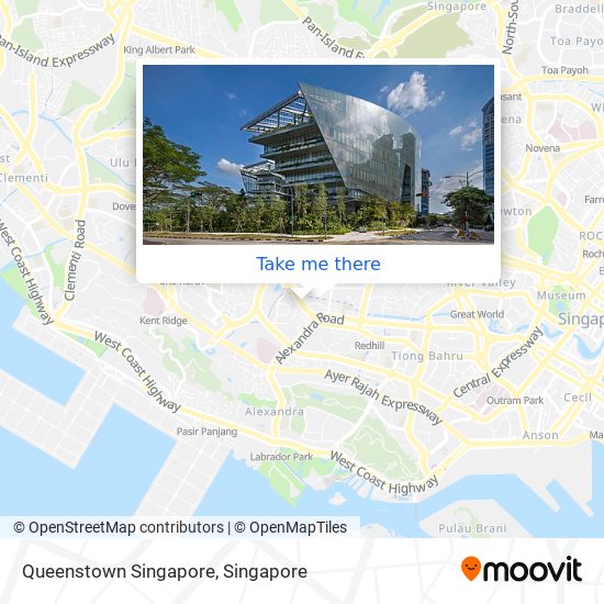 Queenstown Singapore map