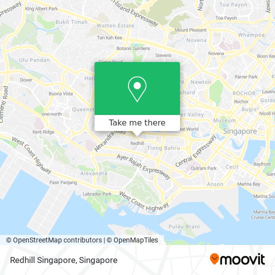 Redhill Singapore map