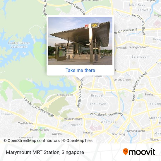Marymount MRT Station地图