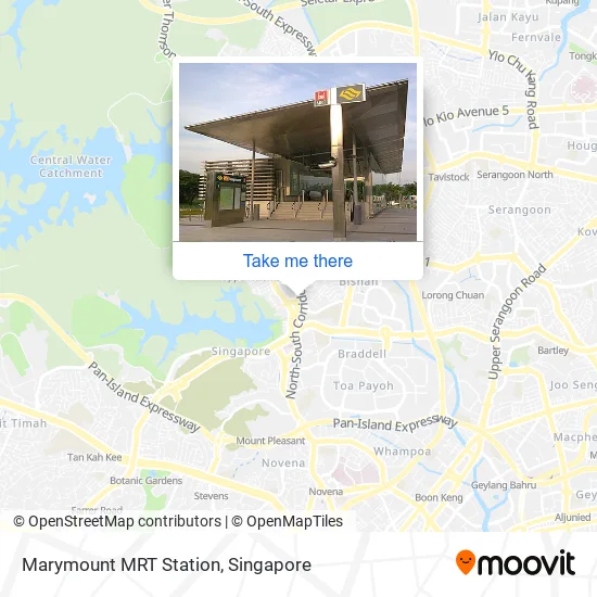 Marymount MRT Station地图