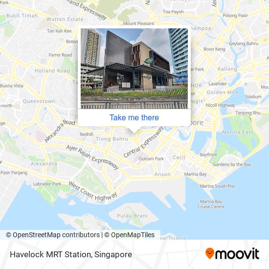 Havelock MRT Station map