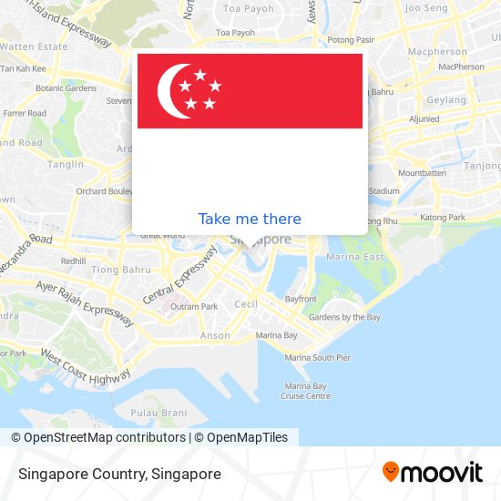 Singapore Country地图