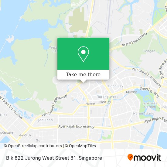 Blk 822 Jurong West Street 81 map