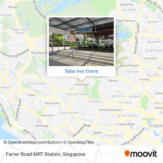 Farrer Road MRT Station map