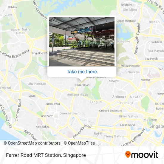 Farrer Road MRT Station地图