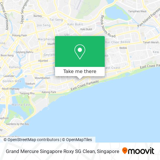 Grand Mercure Singapore Roxy SG Clean地图