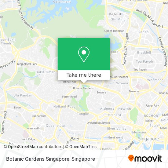 Botanic Gardens Singapore地图