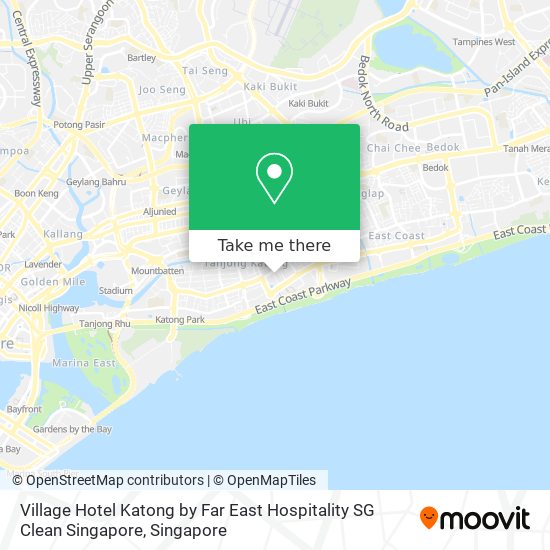 Village Hotel Katong by Far East Hospitality SG Clean Singapore map
