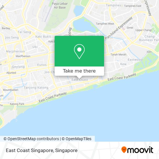 East Coast Singapore map