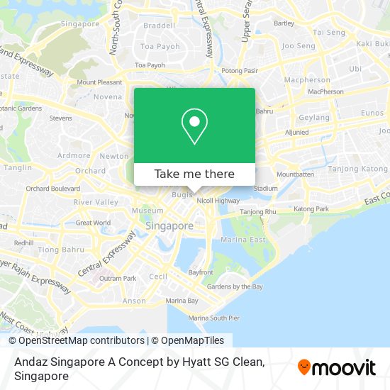Andaz Singapore A Concept by Hyatt SG Clean map