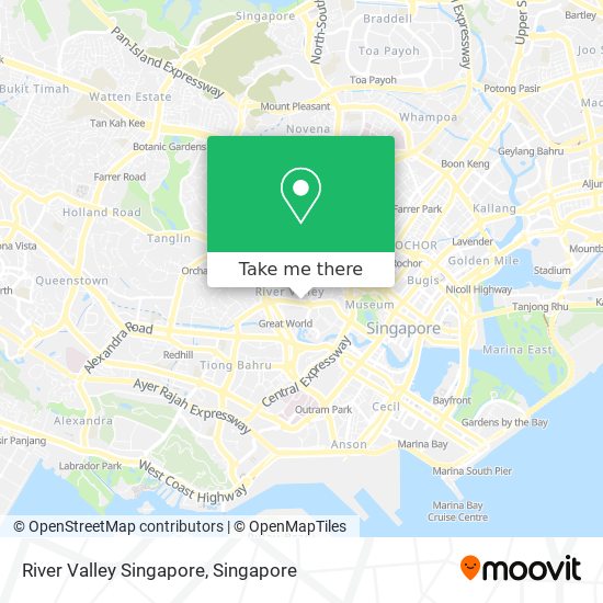 River Valley Singapore map