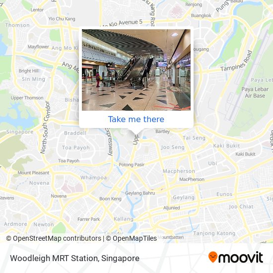 Woodleigh MRT Station地图