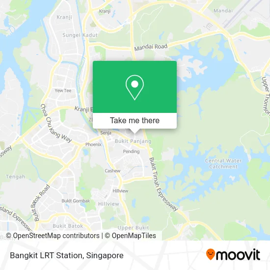 Bangkit LRT Station map
