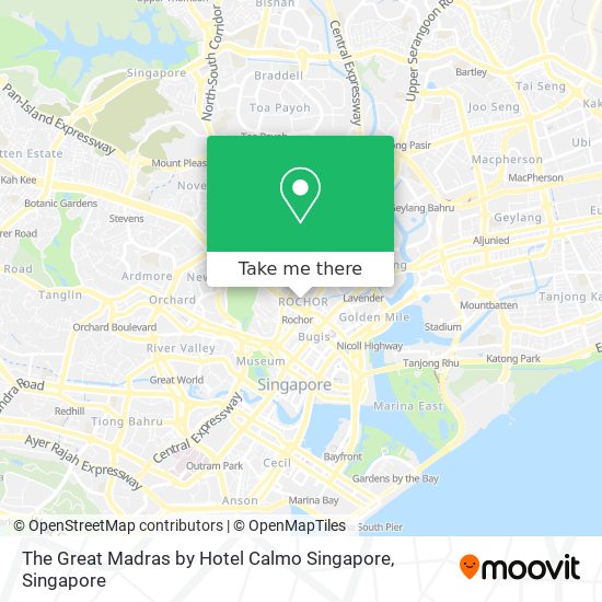 The Great Madras by Hotel Calmo Singapore地图