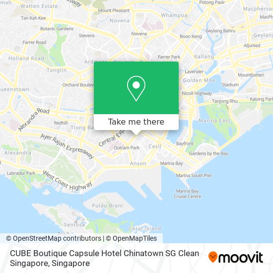 CUBE Boutique Capsule Hotel Chinatown SG Clean Singapore地图