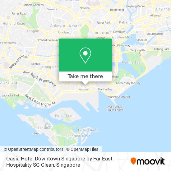 Oasia Hotel Downtown Singapore by Far East Hospitality SG Clean地图
