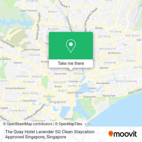 The Quay Hotel Lavender SG Clean Staycation Approved Singapore地图