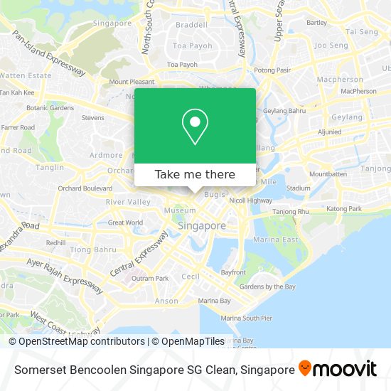 Somerset Bencoolen Singapore SG Clean地图