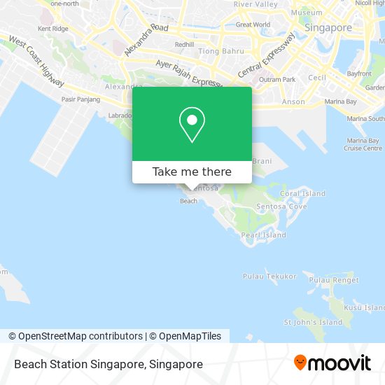 Beach Station Singapore map
