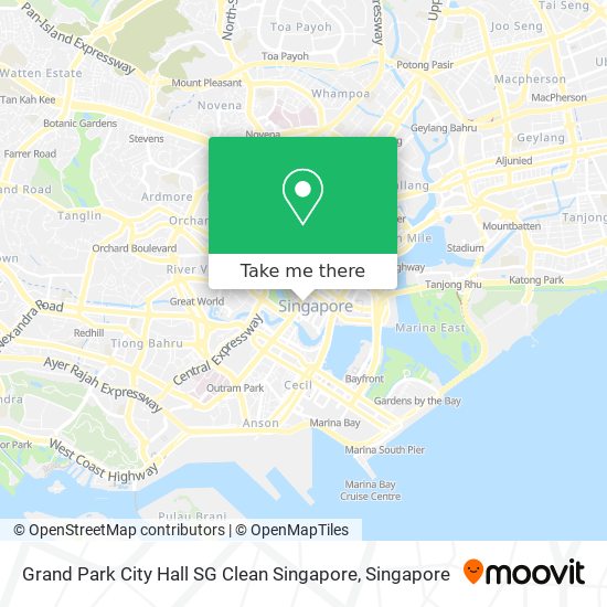 Grand Park City Hall SG Clean Singapore地图