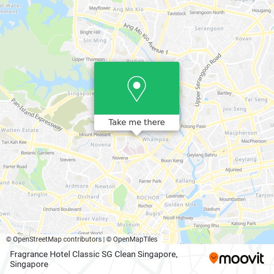 Fragrance Hotel Classic SG Clean Singapore map