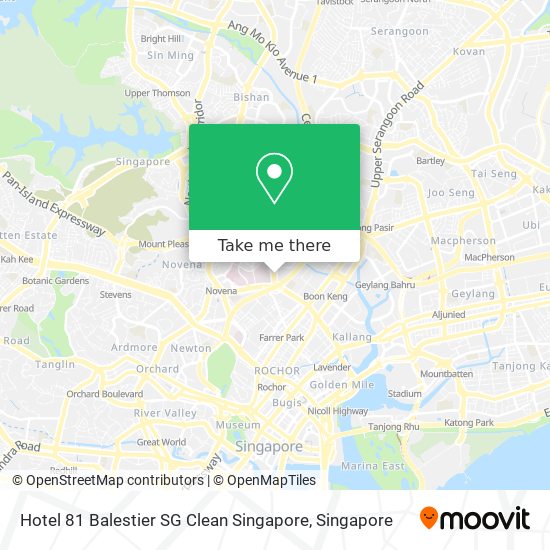 Hotel 81 Balestier SG Clean Singapore地图