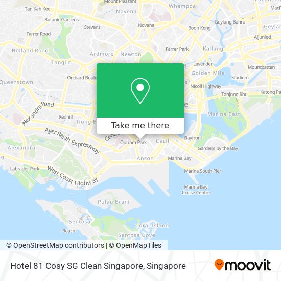 Hotel 81 Cosy SG Clean Singapore map