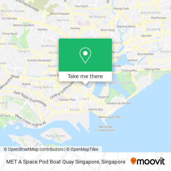 MET A Space Pod Boat Quay Singapore地图