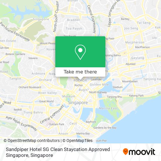 Sandpiper Hotel SG Clean Staycation Approved Singapore地图